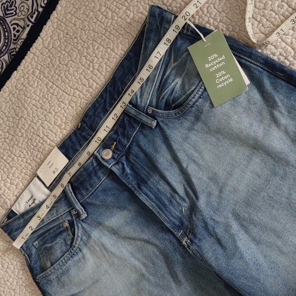 NWT H&M Ample Loose 38/32 Men's Blue Jeans - Picture 9 of 14